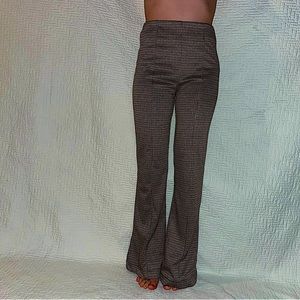 So cute flare pants, size M copper,brown,black&white